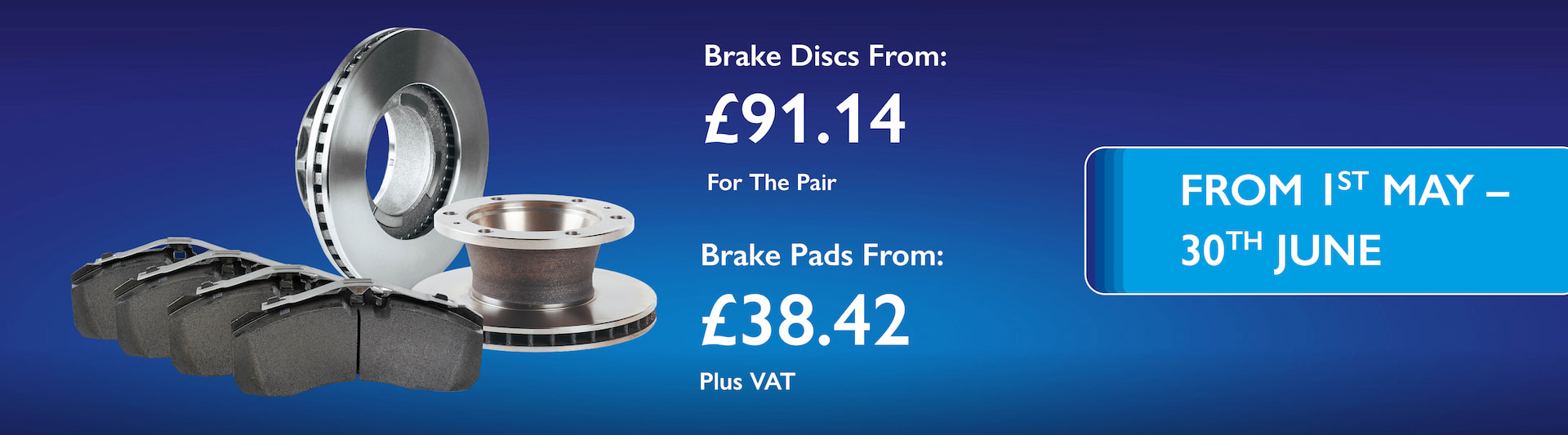 Special Offer on Brake Discs & Pads Acorn Truck Sales Ltd