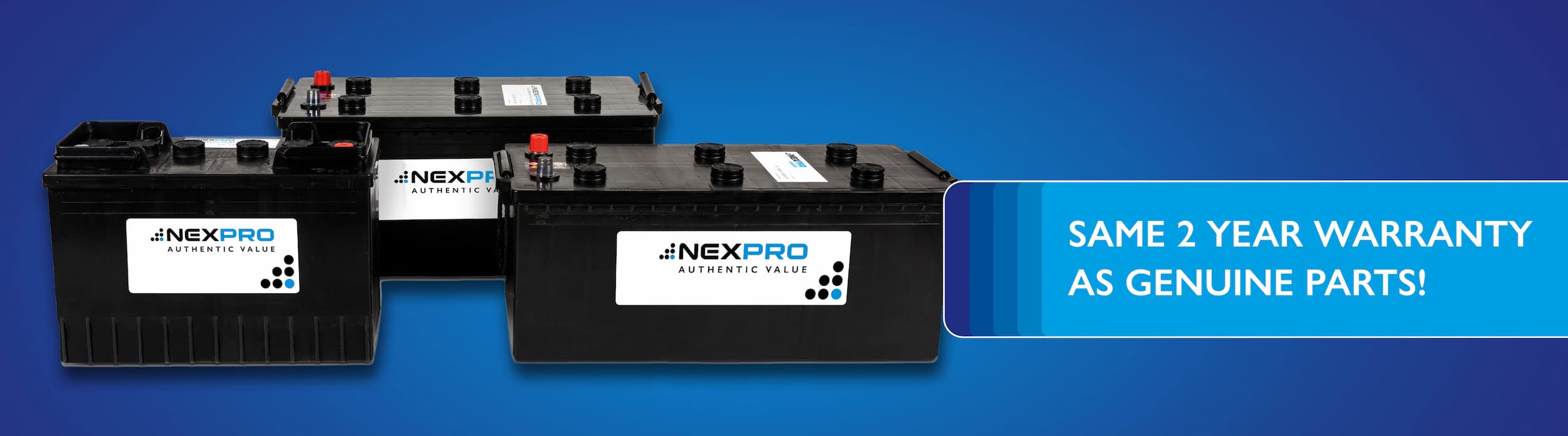 Special Winter Offers on a selection of NEXPRO batteries. Guest