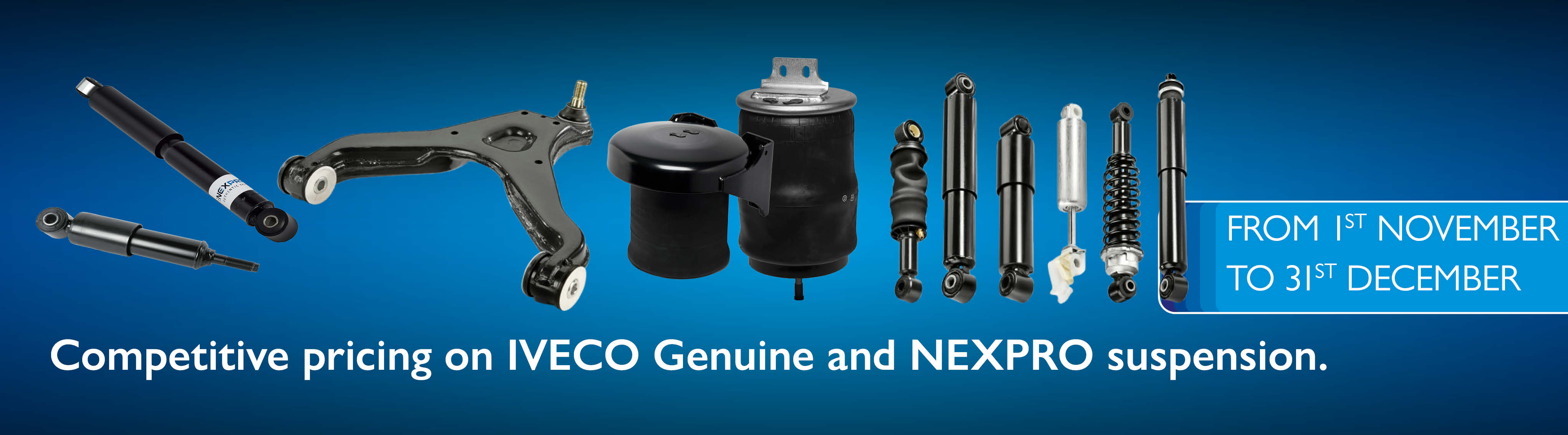 IVECO Genuine & NEXPRO suspension offer